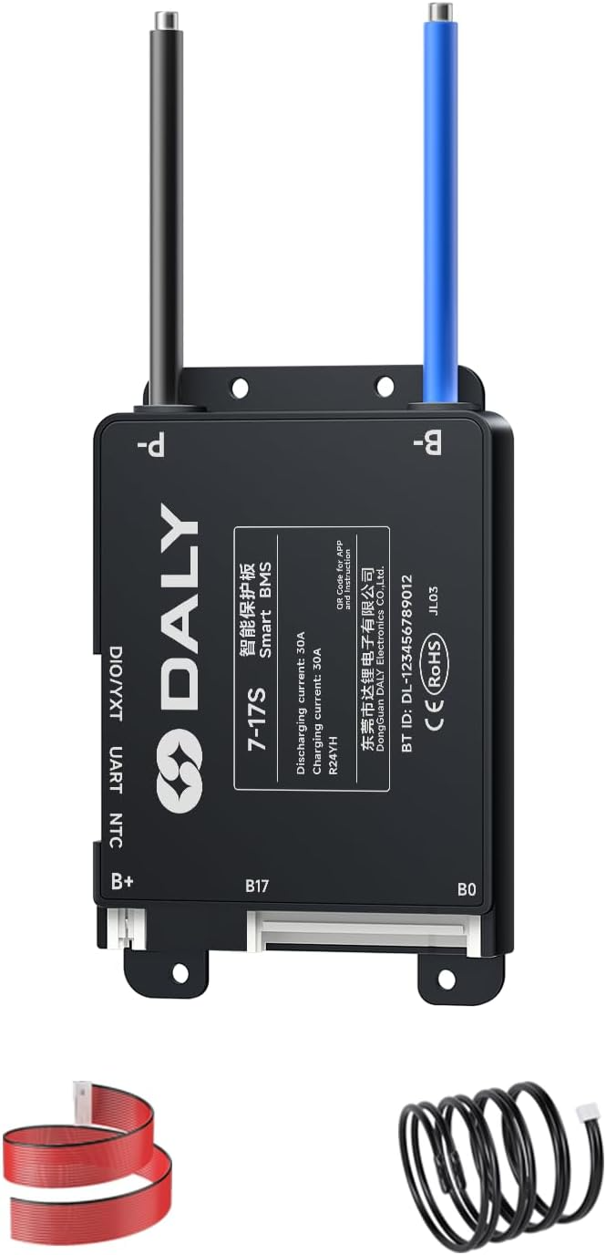 DALY BLACK SMART BMS 7-17S 30A